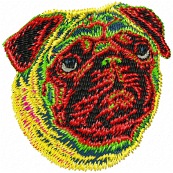 Dogs Embroidery Design 4 Dogs Embroidery Design 4